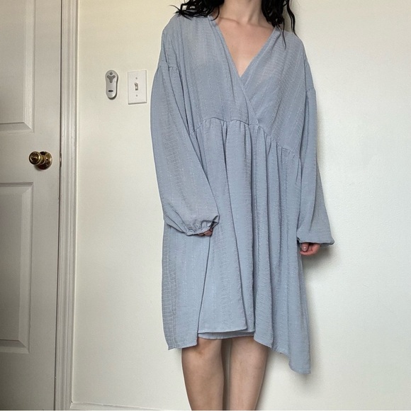 Samsoe Samsoe Blus Jolie Short Surplice Dress Size XL - Picture 3 of 5